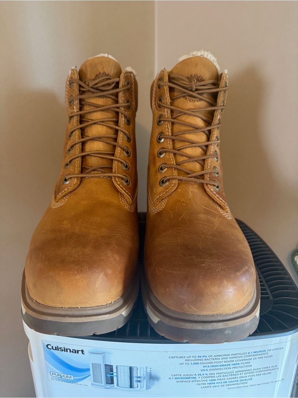 Timberland Brown Leather Lace-Up